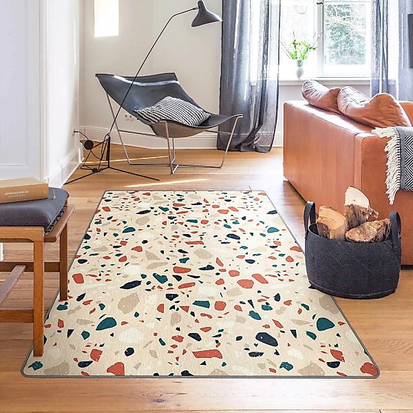 Teppich Detailliertes Terrazzo Muster Torino günstig online kaufen