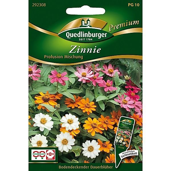 Quedlinburger Zinnien Profusion Mischung Loses Saatgut günstig online kaufen