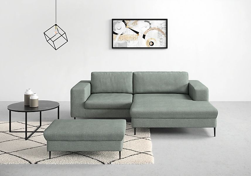 DOMO collection Ecksofa "Modica kompakt und elegant, Breite 244, L-Form", m günstig online kaufen
