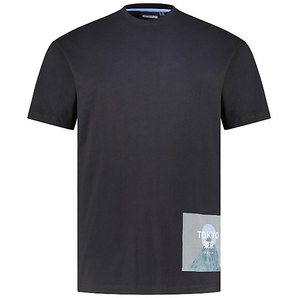 North T-Shirt mit Print Farbe schwarz Größe: 7XL günstig online kaufen