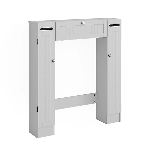 Vicco Toilettenschrank Bianco Weiß 89 x 99 cm mit 2 Toilettenpapierspendern günstig online kaufen