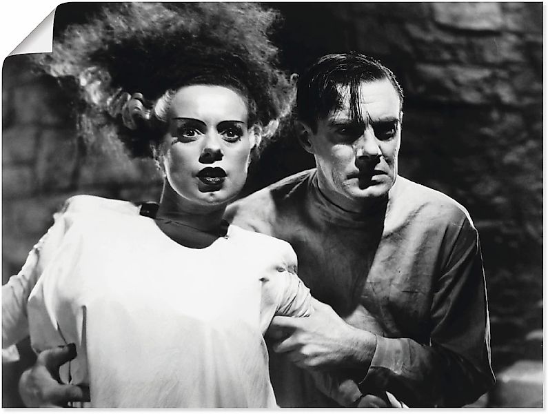 Artland Poster "Frankensteins Braut" Stars 1 Stk. tlg. als Alubild, Leinwan günstig online kaufen