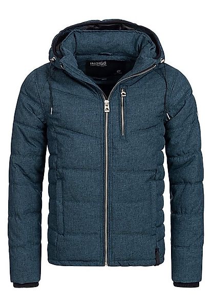Indicode Steppjacke Herren Circus Herrenjacke Daunen-Optik mit abnehmbarer günstig online kaufen