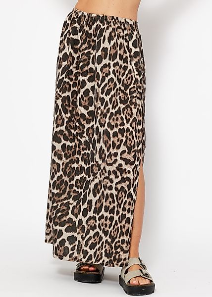 SASSYCLASSY Maxirock Langer Musselin Leo Rock günstig online kaufen