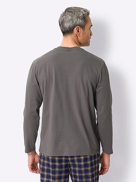 Langarmshirt "Schlafanzug-Shirt" 1 Stk. tlg. günstig online kaufen