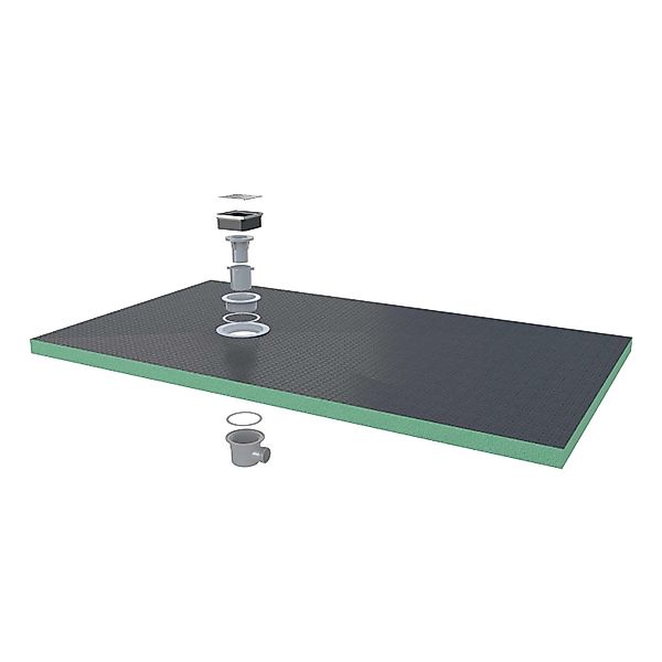 AICA 140x80cm XPS Platten 4cm Duschwanne Duschtasse Duschplatte Fliesenplat günstig online kaufen