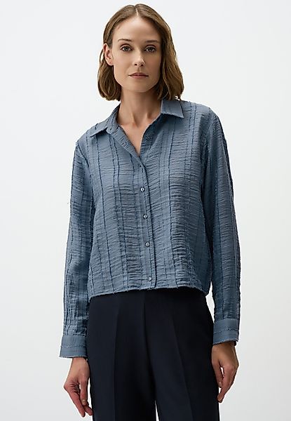 Jimmy Key Shirtbluse Langärmliges Gestreiftes Webhemd günstig online kaufen