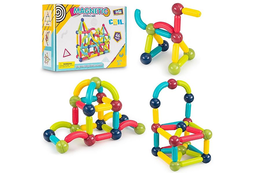 COIL DIY-STEM-Bausteine, Montessori Spielzeug, Magnetspielzeug Magnetspielb günstig online kaufen