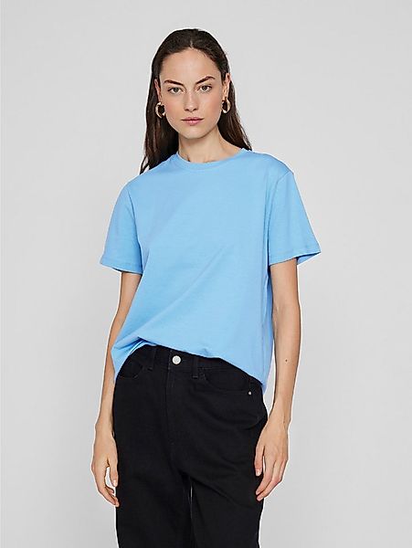 Vila Kurzarmshirt VINORA S/S T-SHIRT - NOOS Baumwollmischung, regular fit günstig online kaufen