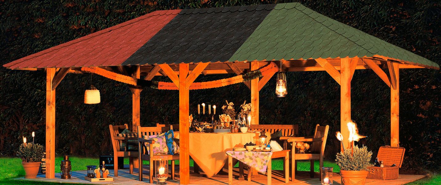 Karibu Dachschindeln, Biberschwanz, 3 m² pro günstig online kaufen