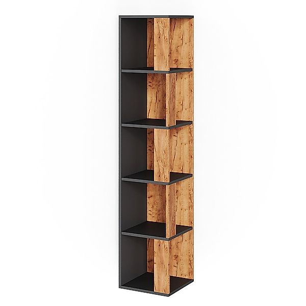 Vicco Eckregal Lio, Goldkraft Eiche/Anthrazit, 33.3 günstig online kaufen