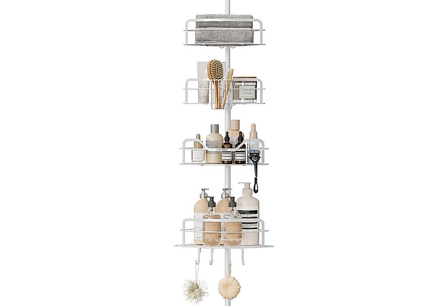 SONGMICS Duschablage, Duschregal, Badregal, Duschablage ohne Bohren, Gesamt günstig online kaufen