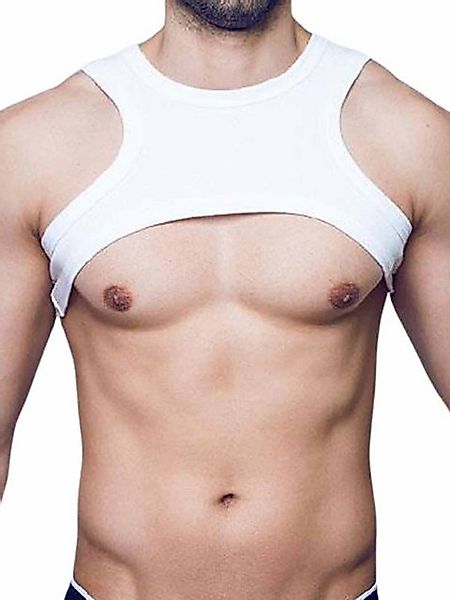 Supawear T-Shirt Supawear Ribbed Slashed Cropped Top White XL günstig online kaufen