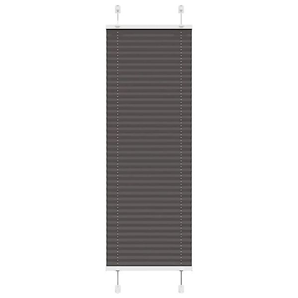 vidaXL Plissee Schwarz 45x100 cm Stoffbreite 44,4 cm Polyester 4015115 günstig online kaufen