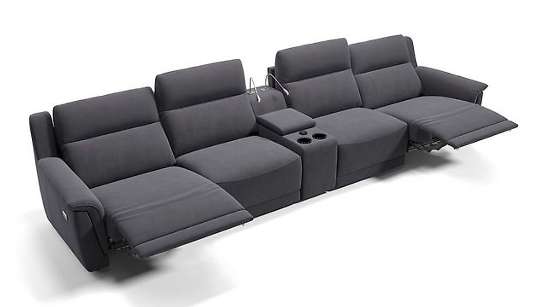 Sofanella 4-Sitzer Stoff MALITO, Heimkinosofa, Kinocouch, Funktionssofa, Ki günstig online kaufen