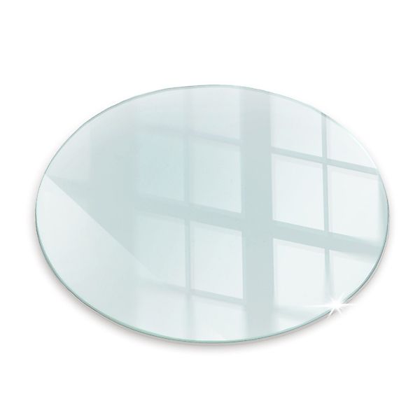 Tulup Bodenschutzplatte Runde Glasplatte für den günstig online kaufen