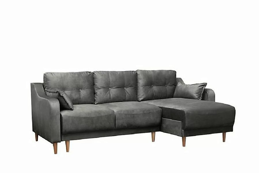 JVmoebel Ecksofa L Form Sofa Designer Sofa mit Bettfunktion Bettkasten Schl günstig online kaufen
