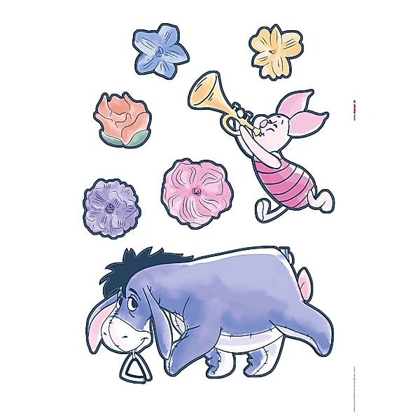 Komar Wandtattoo "Winnie the Pooh Rock-a-bye - Größe 50 x 70 cm" selbstkleb günstig online kaufen