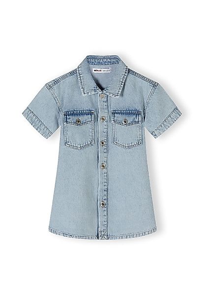 MINOTI Jeanskleid Hemdkleid mit kurzen Ärmeln günstig online kaufen