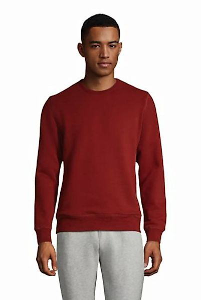 Sweatshirt mit rundem Ausschnitt, Herren, Größe: M Normal, Rot, Baumwoll-Mi günstig online kaufen