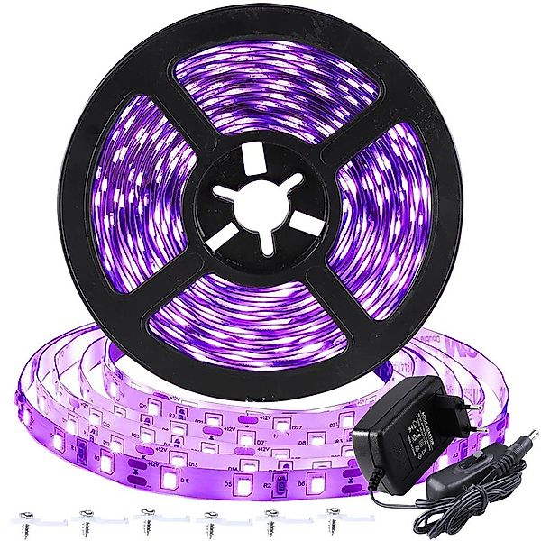 Rosnek LED-Streifen LED-UV-Schwarzlicht-Streifen, 5M/12M,Flexible, Party Cl günstig online kaufen