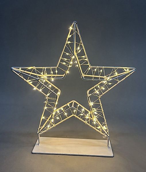 Trend Line Dekofigur TrendLine LED Stern Ø 24 x 25 cm warmweiß günstig online kaufen