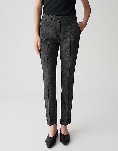 OPUS PANTS Stoffhose LANIA FUNK mit Pepitamuster Ankle, Ecovero Viscose, Au günstig online kaufen