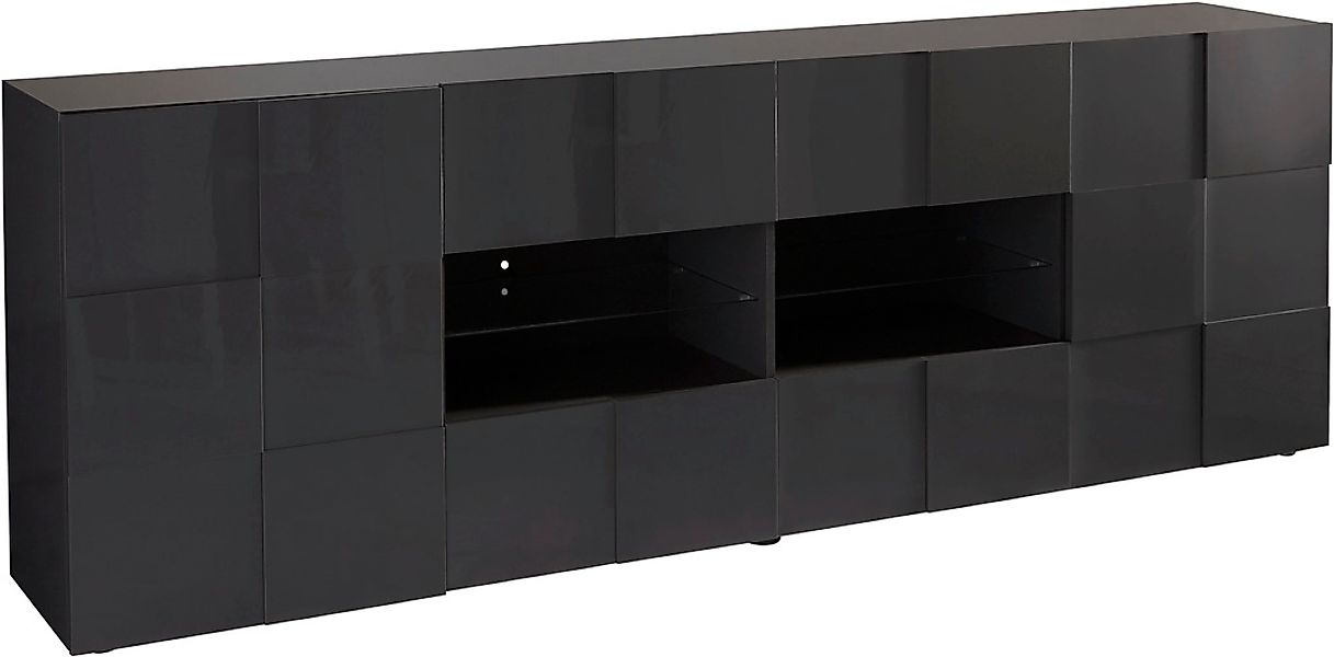 Home affaire Sideboard "Dama Breite 241, Kommode 2 Türen u. 4 Schubkästen, günstig online kaufen