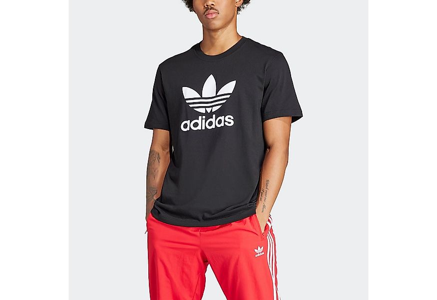 adidas Originals T-Shirt TREFOIL T-SHIRT reguläre Passform, Kurzarm, aus Ba günstig online kaufen