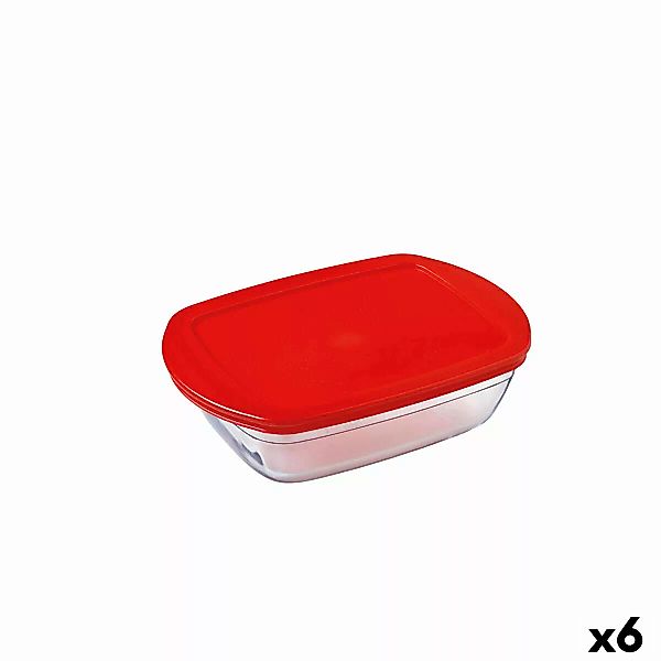 Rechteckige Lunchbox Mit Deckel Ô Cuisine Cook & Store Rot 400 Ml 17 X 10 X günstig online kaufen
