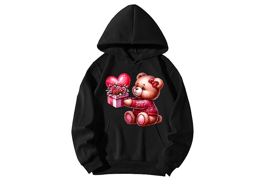 Banco Hoodie Damen Oversized Hoodie Kapuzenpullover Valentinstag Größen XS günstig online kaufen
