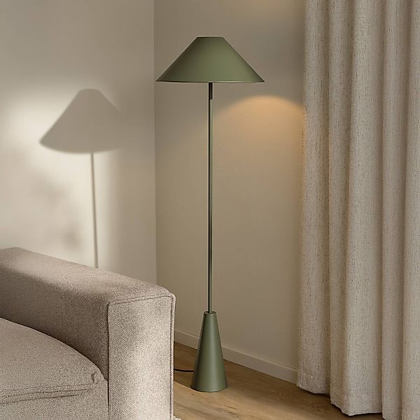 Globen Lighting Stehleuchte Cannes, grün, Metall, 140 cm günstig online kaufen