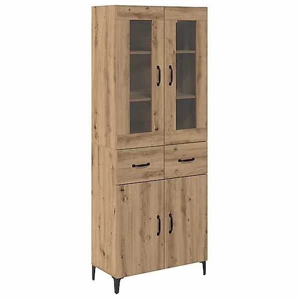 vidaXL Highboard Artisan-Eiche 69,5 x 34 x 180 cm Holzwerkstoff 3415962 günstig online kaufen