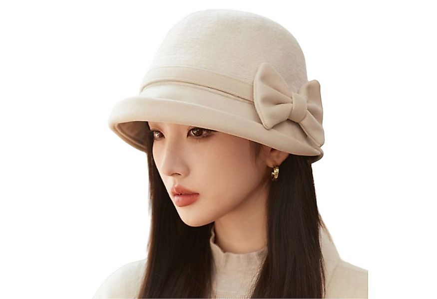 Refttenw Fischerhut DamenFischerhut,Trendiger Bucket Hat mit Krempe,warm ha günstig online kaufen