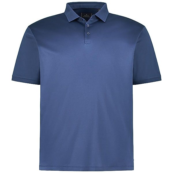 RAGMAN Poloshirt aus merzerisierter Baumwolle Farbe jeansblau Größe: 6XL günstig online kaufen