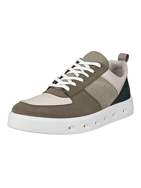 Ecco Street 720 GTX (Glattleder, wasserdicht) grau/bunt Herren Sneaker günstig online kaufen