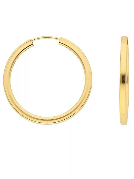Adelia´s Paar Ohrhänger "1 Paar 333 Gold Ohrringe / Creolen Ø 30 mm", 333 G günstig online kaufen