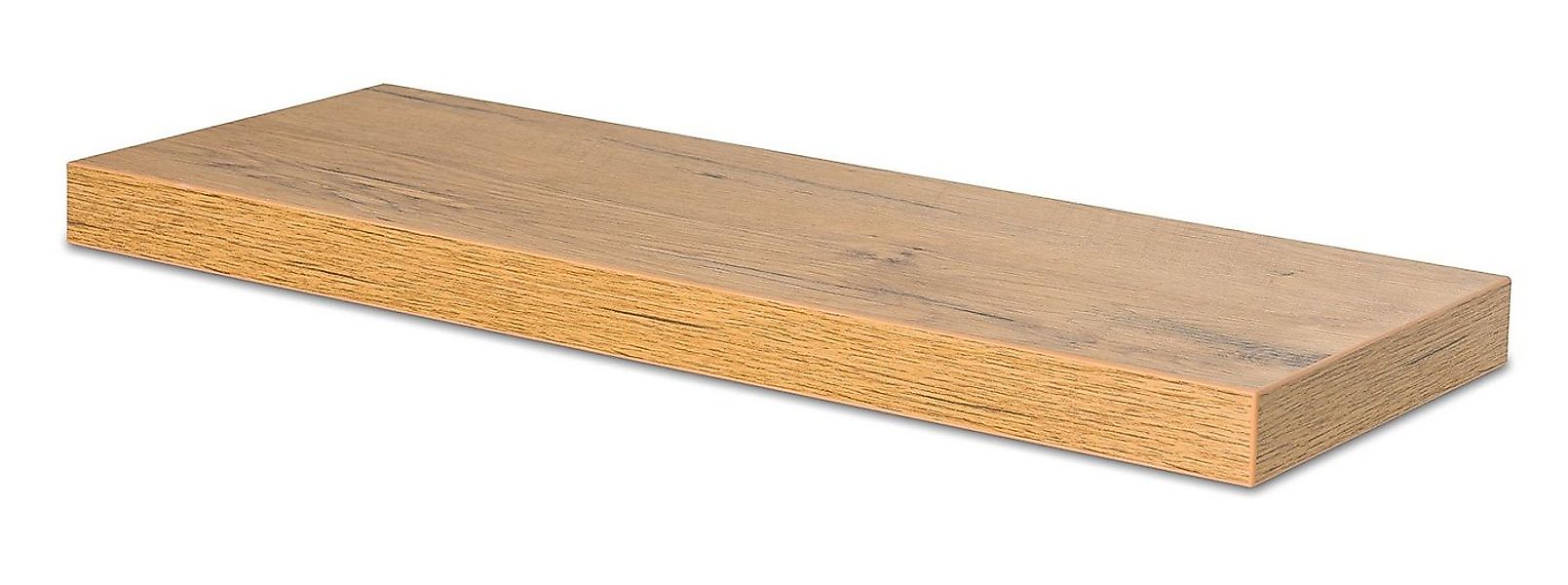 Levandeo® Wandregal, levandeo Wandboard Bobby 60cm Wildeiche Eiche Wandrega günstig online kaufen