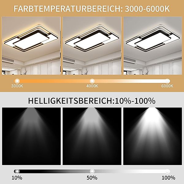 style home LED Deckenleuchte Metall Deckenlampe, günstig online kaufen