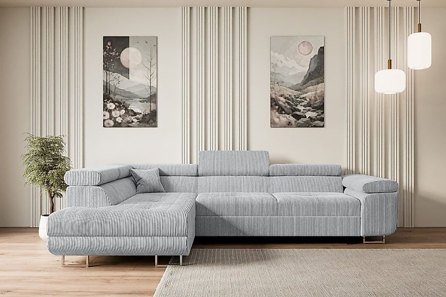 ALTDECOR Ecksofa GUSA-L, Couch mit Schlaffunktion, günstig online kaufen