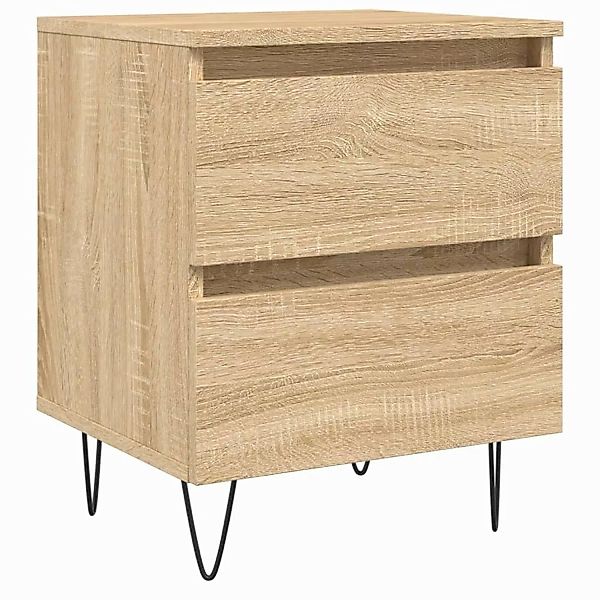 vidaXL Nachttisch Sonoma-Eiche 40x35x50 cm Holzwerkstoff Modell 11 günstig online kaufen