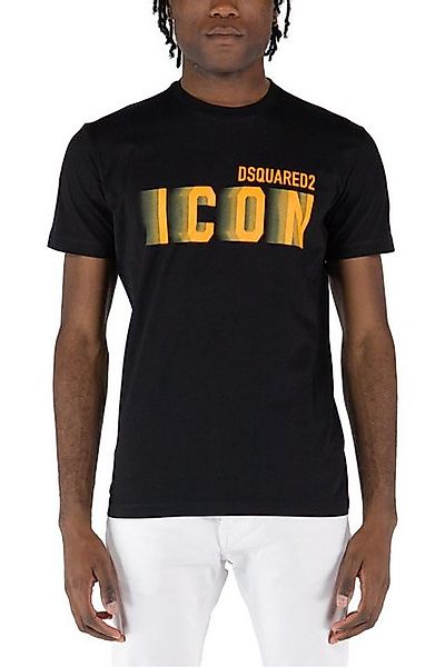 Dsquared2 Print-Shirt Dsquared2 ICON Logo T-Shirt Schwarz Herren günstig online kaufen