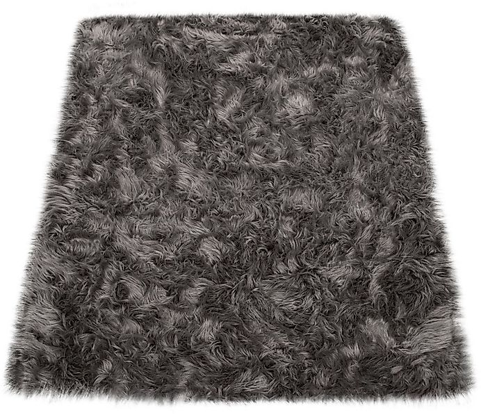 Paco Home Fellteppich Playa 960, rechteckig, Höhe: 64 mm, Kunstfell, Flokat günstig online kaufen