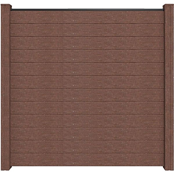 GroJa Steckzaun Solid Quadratisch 180 cm x 180 cm x 1,9 cm Terra günstig online kaufen