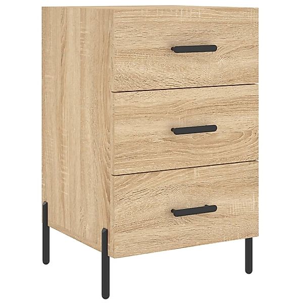 vidaXL Nachttisch Sonoma-Eiche 40x40x66 cm Holzwerkstoff 827671 günstig online kaufen