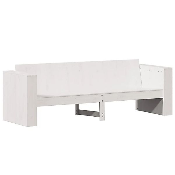 vidaXL Gartensofa 3-Sitzer Weiß 189x60x62 cm Massivholz Kiefer 832374 günstig online kaufen