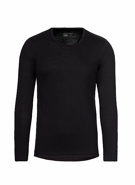 Trigema Longsleeve "TRIGEMA Sportshirt aus Merinowolle" 1 Stk. günstig online kaufen
