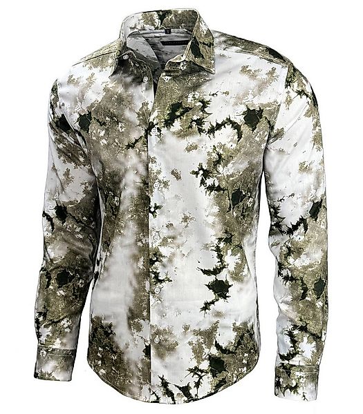 Baxboy Langarmhemd Baxboy Herren Batik Hemd Freizeitshemd Langarm Casual Sh günstig online kaufen