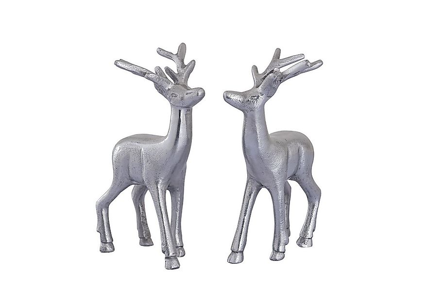 Amagohome Dekofigur Deko Figur Hirsch 2er Set Tischdekoration Tierfigur Met günstig online kaufen