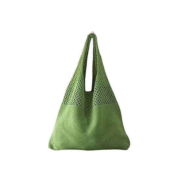 Coonoor Schultertasche Damen Vintage Lochmuster Strick günstig online kaufen
